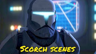 All Commander Scorch scenes - The Clone Wars, The Bad Batch