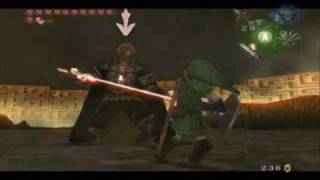 Twilight Princess Ganondorf battle on Dolphin emulator