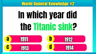 Test Your World Knowledge: 20 General Knowledge Quiz Questions with 4 Choices 🌏 (Part 2)