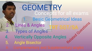 GEOMETRY IN TELUGU || for all Compitetive  exams || TRT SGT || SMART LEARNING