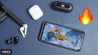 JBL C100 vs Realme Buds Air Gaming Test Review - PUBG & COD Mobile