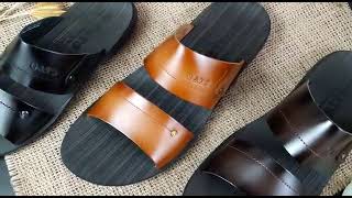 Sepatu Slide Kulit Pria GATS SR 002