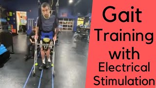 Gait Training with Electrical Stimulation at CORE (Center Of Recovery & Exercise)