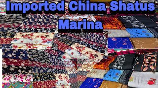 IMPORTED CHINA SHATUS MARINA! 3PS Suits Wholesale Market Rawalpindi | LATEST FASHION 2024!