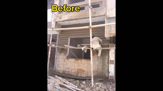 home renovation construction Before and after videoOld home elevation renovation Before and after