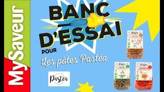 Pâtes bio et sans gluten aux légumes Pastéa (Banc d'essai)