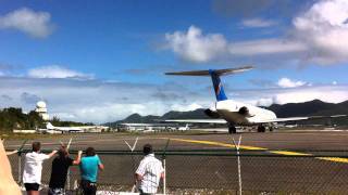 Insel Air MD-80 Takeoff at St. Maarten (SXM) HD