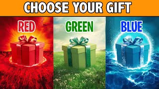 Choose your Gift 🎁 Red, Green or Blue 💝