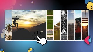 Crie um Carrossel Animado e Responsivo com Python e Flet - Interface Gráfica com Python