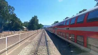 Train Cab View from Karmiel to Haifa Center