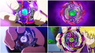 All First Appearances of Wyvron in Beyblade Burst Seasons 1-2-5