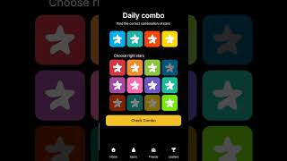 حل لغز daily combo بوت ستارفي  starsfi  بتاريخ اليوم 🤑😇