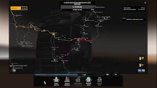 ETS 2. 1.40. Катаю свою сборку карт... Список карт в описании... Без  комментариев...