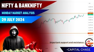 Nifty & Banknifty Analysis | Prediction for 29 JULY 2024