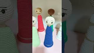 ✨ Em um vídeo bem curtinho, mostro a evolução dos personagens deste presépio. 😍✨  #crochet #croche