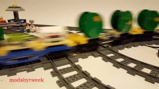 DIY LEGO Train Track Rail Crossing