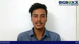 Our Web Designing Student Abhinay Thakur Review - Web Design Course in Chandigarh | Bigboxx Academy