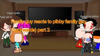 Family guy reacts to pibby family guy (backwards) part 2