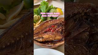 Makan Linopot Dengan Ikan Masin+Salad | Restoran Selera Kebun Kundasang #food