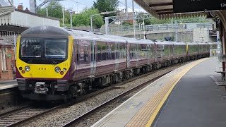 EMR 360112 and 360121 departing Wellingborough