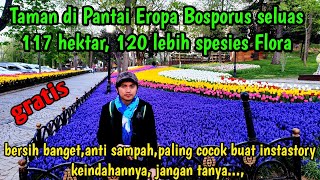 Taman terbesar di ISTANBUL EROPA,berbagai macam bunga2&tulip#emirgan #turki #istanbul #bunga #tulip