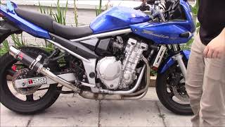 Suzuki GSF650S Black Widow GP exhaust