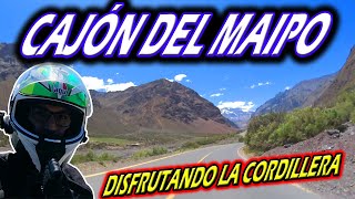 CAJÓN DEL MAIPO EN MOTO 4/5 (ruta completa 😮) Chile