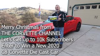 Merry Christmas and Enter to Win a 2020 Corvette Die Cast Car