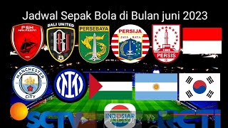 Jadwal pertandingan Sepak bola bulan juni 2023 #ligachampions #timnasindonesia #timnasday #sepakbola