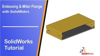 How we use Solidworks Sheet metal tutorial Forming tools