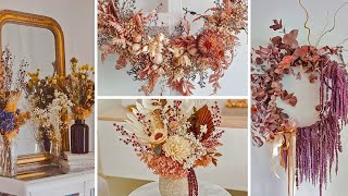 Creative Dried Flower Decor Ideas for a Cozy and Elegant Fall Season