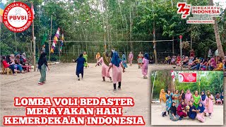 LUCU || Lomba Bola Voli Ibu-Ibu Bedaster Dalam Rangka Meriahkan Hut Kemerdekaan Republik Indonesia