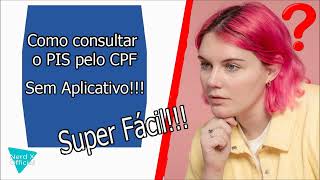 Como Descobrir Número do PIS?NIS pelo CPF