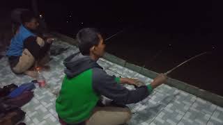 Sungai citanduy spot mancing udang galah  siang malam sampai pagi