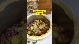 Mutton rosh recipe | Namkeen ghost | #muttondumpukht #shortsviral #shortsvideo