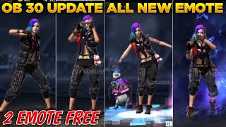 🇮🇳FREE FIRE ALL UPCOMING EMOTE INDIAN SERVER || OB30 UPDATE NEW EMOTE ADVANCE SERVER || FREE EMOTE