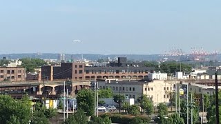 Newark EWR plane spotting & train spotting LIVE Wednesday 6/19/24