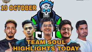 Team Soul Highlights Today 10.10.2021 | Team Soul Scrims Highlights All matches