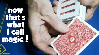 1 of the greatest VISUAL gimmick card tricks/card cage by hideki tani