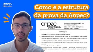 Como é a prova da Anpec?