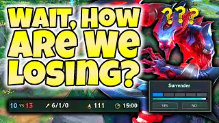 Wait, How Are We Losing? Jungle Nocturne Gameplay - League of Legends