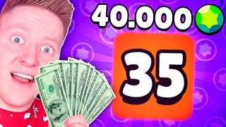 ЗАДОНАТИЛ 200.000 РУБЛЕЙ В BRAWL STARS! (40.000 Гемов)