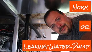 Quieting an RV Water Pump and Checking for Leaks