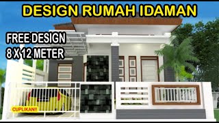 Konstruksi Rumah 8 x 12 Meter 3 Kamar