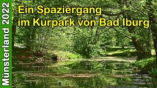 Münsterland 2022: Ein Spaziergang im Kurpark von Bad Iburg