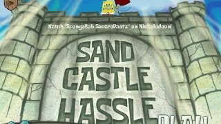 Губка Боб Квадратные Штаны защищает замок(Sand Castle Hassle) марафон в честь 101-го подписчика 2/6