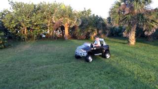 Little man driving his RAM!