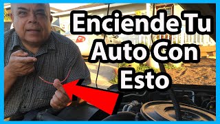 COMO PUEDES ENCENDER EL AUTO SI NO DA MARCHA