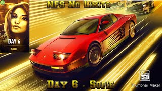 NFS No Limits - 1984 Ferrari Testarossa (Day 6 - Crew Trials|Royals) “Sofie”