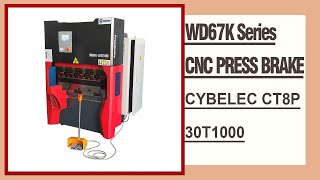 Rongwin OEM & ODM Service WD67K-30T1000 CT8P customized space-saving cnc mini press brake functions.